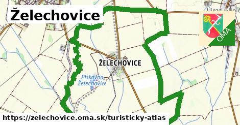 ikona Želechovice: 0 m trás turisticky-atlas v zelechovice
