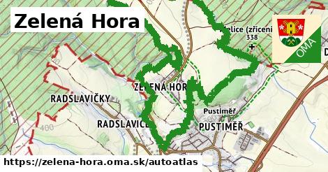 ikona Mapa autoatlas v zelena-hora