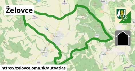 ikona Mapa autoatlas v zelovce