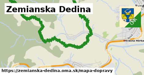 ikona Zemianska Dedina: 0 m trás mapa-dopravy v zemianska-dedina