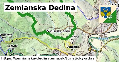 ikona Zemianska Dedina: 0 m trás turisticky-atlas v zemianska-dedina