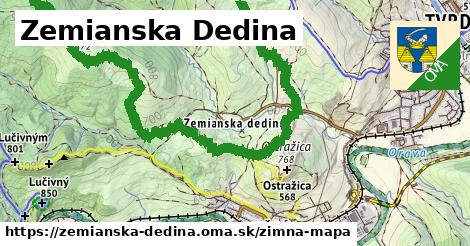 ikona Zemianska Dedina: 0 m trás zimna-mapa v zemianska-dedina