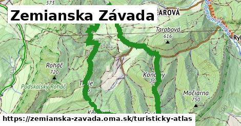 ikona Zemianska Závada: 0 m trás turisticky-atlas v zemianska-zavada