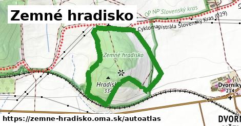 ikona Mapa autoatlas v zemne-hradisko