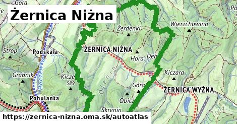 ikona Mapa autoatlas v zernica-nizna