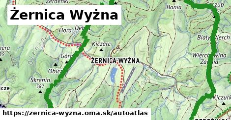 ikona Mapa autoatlas v zernica-wyzna