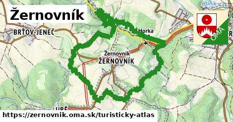 ikona Turistická mapa turisticky-atlas v zernovnik