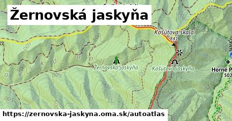 ikona Mapa autoatlas v zernovska-jaskyna