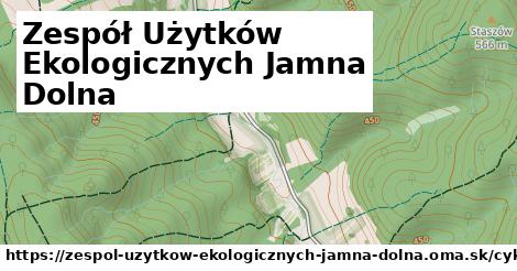 ikona Cyklo cykloatlas v zespol-uzytkow-ekologicznych-jamna-dolna