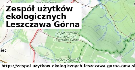 ikona Mapa autoatlas v zespol-uzytkow-ekologicznych-leszczawa-gorna