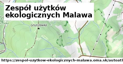 ikona Mapa autoatlas v zespol-uzytkow-ekologicznych-malawa