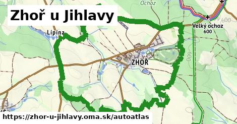 ikona Mapa autoatlas v zhor-u-jihlavy