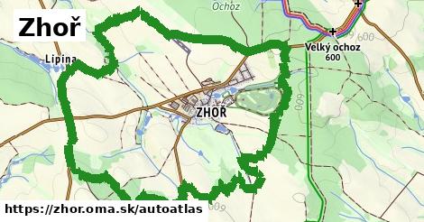 ikona Mapa autoatlas v zhor