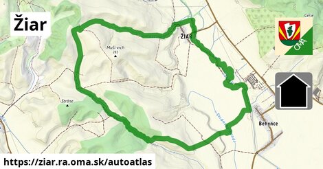 ikona Mapa autoatlas v ziar.ra