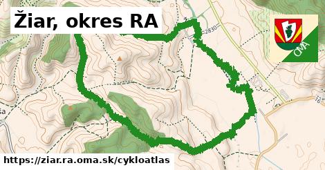 ikona Žiar, okres RA: 0 m trás cykloatlas v ziar.ra