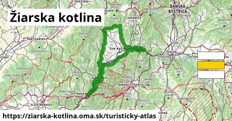 ikona Turistická mapa turisticky-atlas v ziarska-kotlina