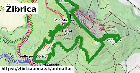 ikona Mapa autoatlas v zibrica