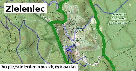 ikona Cyklo cykloatlas v zieleniec