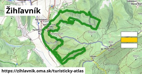 ikona Turistická mapa turisticky-atlas v zihlavnik