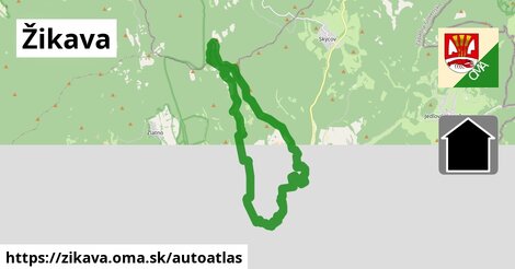 ikona Mapa autoatlas v zikava