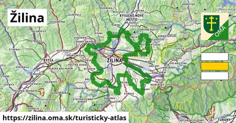 ikona Turistická mapa turisticky-atlas v zilina