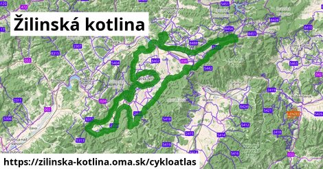 ikona Cyklo cykloatlas v zilinska-kotlina