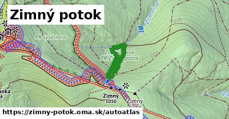 ikona Mapa autoatlas v zimny-potok