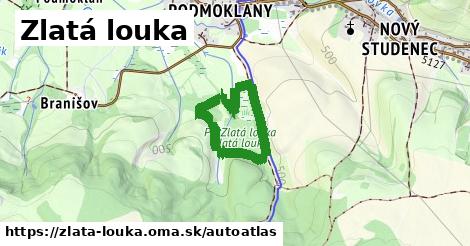 ikona Mapa autoatlas v zlata-louka