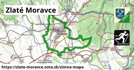 ikona Zimná mapa zimna-mapa v zlate-moravce