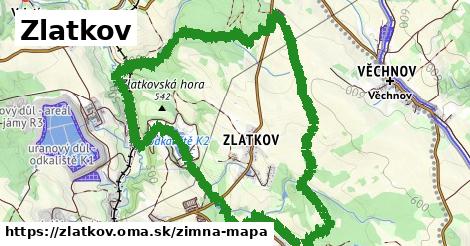 ikona Zimná mapa zimna-mapa v zlatkov