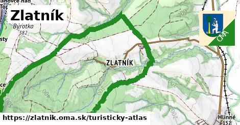 ikona Turistická mapa turisticky-atlas v zlatnik