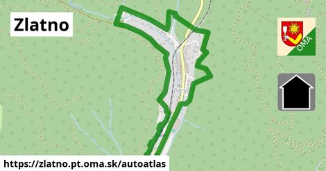 ikona Mapa autoatlas v zlatno.pt