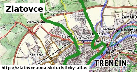 ikona Turistická mapa turisticky-atlas v zlatovce