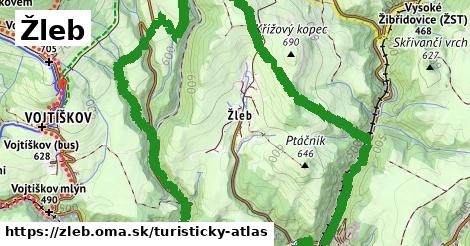 ikona Turistická mapa turisticky-atlas v zleb