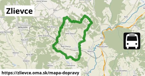 ikona Mapa dopravy mapa-dopravy v zlievce