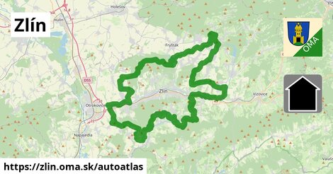 ikona Mapa autoatlas v zlin