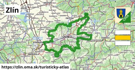 ikona Turistická mapa turisticky-atlas v zlin