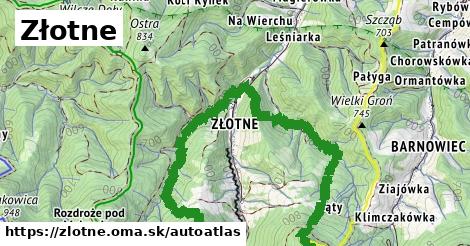 ikona Mapa autoatlas v zlotne