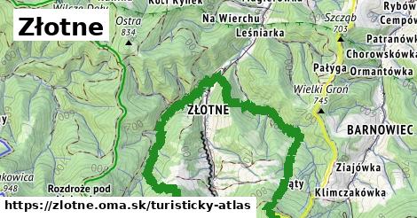 ikona Turistická mapa turisticky-atlas v zlotne