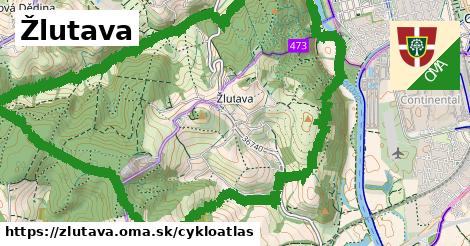 ikona Cyklo cykloatlas v zlutava