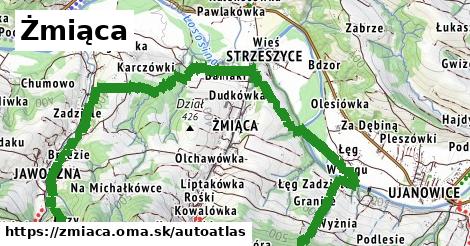 ikona Mapa autoatlas v zmiaca