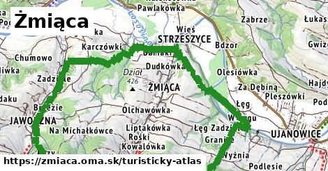 ikona Turistická mapa turisticky-atlas v zmiaca