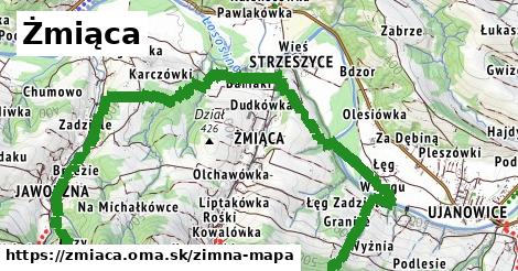 ikona Zimná mapa zimna-mapa v zmiaca