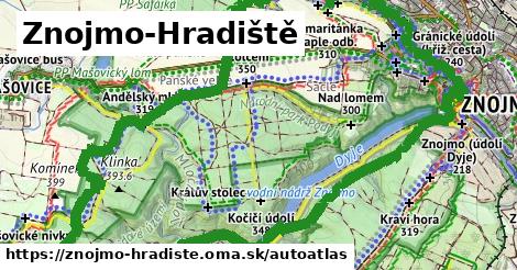 ikona Mapa autoatlas v znojmo-hradiste