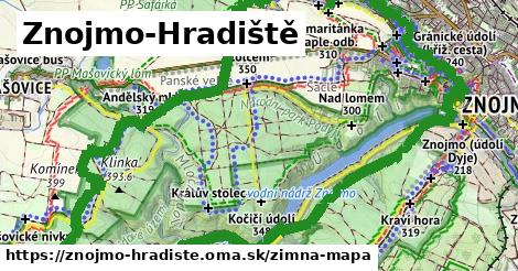 ikona Zimná mapa zimna-mapa v znojmo-hradiste