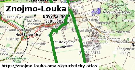 ikona Turistická mapa turisticky-atlas v znojmo-louka