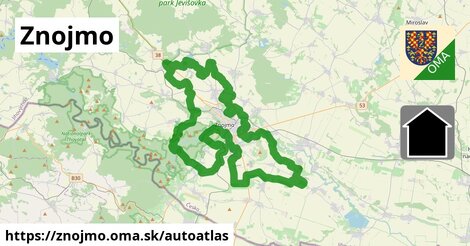 ikona Mapa autoatlas v znojmo