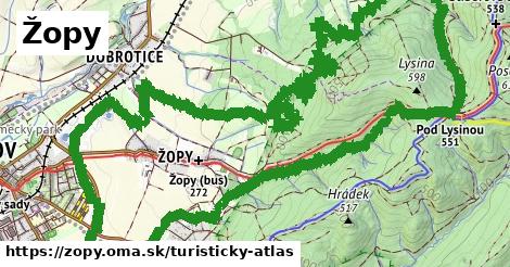 ikona Turistická mapa turisticky-atlas v zopy