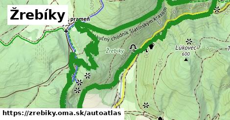 ikona Mapa autoatlas v zrebiky