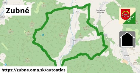 ikona Mapa autoatlas v zubne